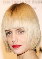  modne blond fryzury krótkie,  galeria  ze zdjęciami fryzur dla kobiet w katalogu z numerem  78